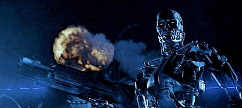 Terminator robot animation